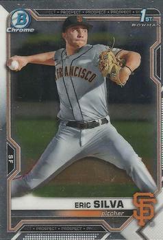 #BDC-162 - Eric Silva - San Francisco Giants - 2021 Bowman Draft - Chrome Baseball