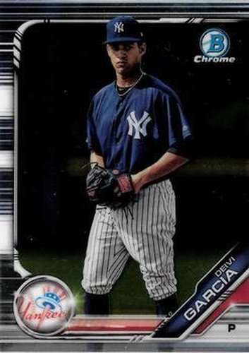 #BDC-164 Deivi Garcia - New York Yankees - 2019 Bowman Draft - Chrome Baseball