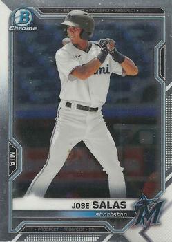 #BDC-169 - Jose Salas - Miami Marlins - 2021 Bowman Draft - Chrome Baseball
