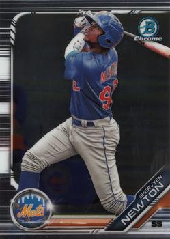 #BDC-169 Shervyen Newton - New York Mets - 2019 Bowman Draft - Chrome Baseball