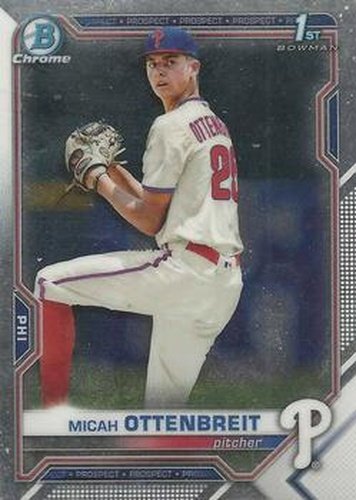 #BDC-170 - Micah Ottenbreit - Philadelphia Phillies - 2021 Bowman Draft - Chrome Baseball