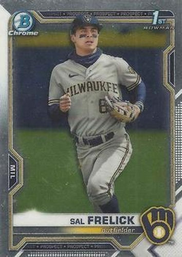 #BDC-172 - Sal Frelick - Milwaukee Brewers - 2021 Bowman Draft - Chrome Baseball