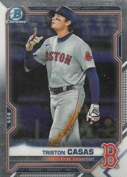 #BDC-173 - Triston Casas - Boston Red Sox - 2021 Bowman Draft - Chrome Baseball