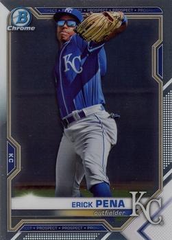 #BDC-178 - Erick Pena - Kansas City Royals - 2021 Bowman Draft - Chrome Baseball