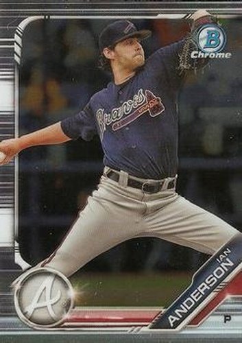 #BDC-185 Ian Anderson - Atlanta Braves - 2019 Bowman Draft - Chrome Baseball