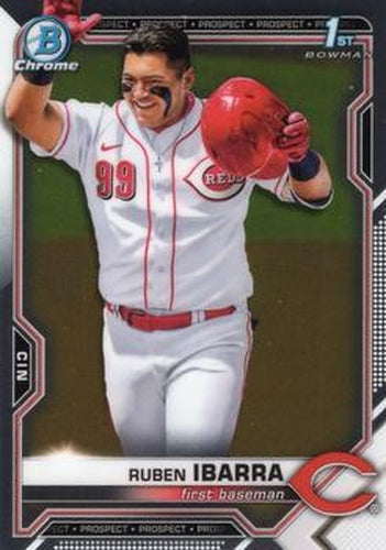#BDC-189 - Ruben Ibarra - Cincinnati Reds - 2021 Bowman Draft - Chrome Baseball
