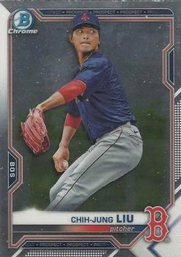 #BDC-190 - Chih-Jung Liu - Boston Red Sox - 2021 Bowman Draft - Chrome Baseball