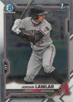 #BDC-194a - Jordan Lawlar - Arizona Diamondbacks - 2021 Bowman Draft - Chrome Baseball