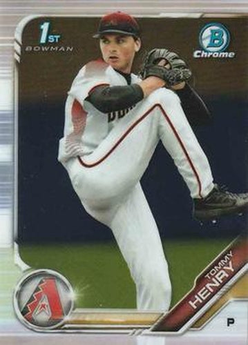 #BDC-197 Tommy Henry - Arizona Diamondbacks - 2019 Bowman Draft - Chrome Baseball