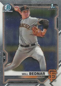 #BDC-197 - Will Bednar - San Francisco Giants - 2021 Bowman Draft - Chrome Baseball