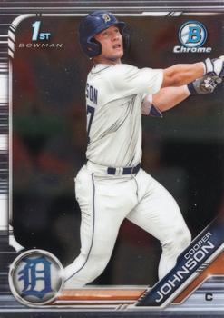#BDC-200 Cooper Johnson - Detroit Tigers - 2019 Bowman Draft - Chrome Baseball