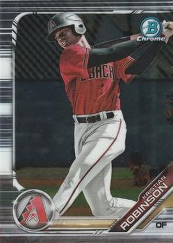 #BDC-20 Kristian Robinson - Arizona Diamondbacks - 2019 Bowman Draft - Chrome Baseball