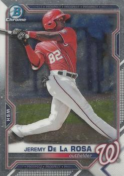 #BDC-2 - Jeremy De La Rosa - Washington Nationals - 2021 Bowman Draft - Chrome Baseball