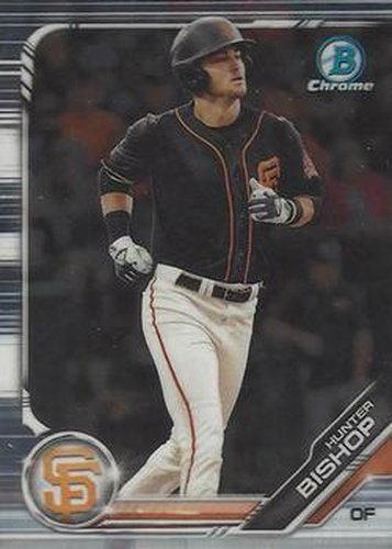 #BDC-31b Hunter Bishop - San Francisco Giants - 2019 Bowman Draft - Chrome Baseball