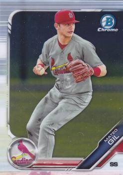 #BDC-38 Mateo Gil - St. Louis Cardinals - 2019 Bowman Draft - Chrome Baseball