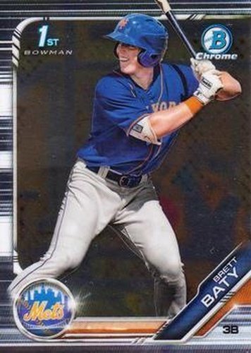 #BDC-39 Brett Baty - New York Mets - 2019 Bowman Draft - Chrome Baseball