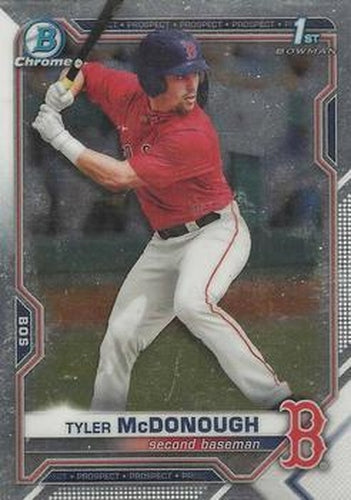 #BDC-3 - Tyler McDonough - Boston Red Sox - 2021 Bowman Draft - Chrome Baseball