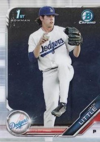 #BDC-43 Jack Little - Los Angeles Dodgers - 2019 Bowman Draft - Chrome Baseball