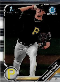 #BDC-44 Quinn Priester - Pittsburgh Pirates - 2019 Bowman Draft - Chrome Baseball