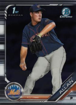 #BDC-48 Matthew Allan - New York Mets - 2019 Bowman Draft - Chrome Baseball