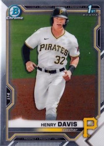 #BDC-48a - Henry Davis - Pittsburgh Pirates - 2021 Bowman Draft - Chrome Baseball