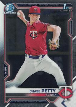 #BDC-49 - Chase Petty - Minnesota Twins - 2021 Bowman Draft - Chrome Baseball