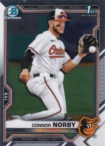 #BDC-50 - Connor Norby - Baltimore Orioles - 2021 Bowman Draft - Chrome Baseball