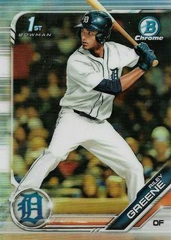 #BDC-50 Riley Greene - Detroit Tigers - 2019 Bowman Draft - Chrome Baseball