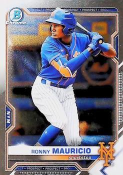 #BDC-52 - Ronny Mauricio - New York Mets - 2021 Bowman Draft - Chrome Baseball