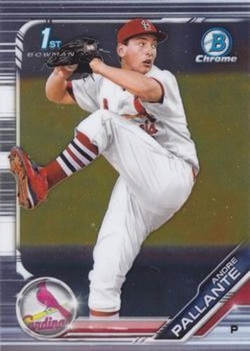 #BDC-53 Andre Pallante - St. Louis Cardinals - 2019 Bowman Draft - Chrome Baseball