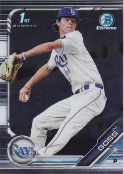 #BDC-61 JJ Goss - Tampa Bay Rays - 2019 Bowman Draft - Chrome Baseball