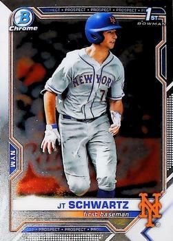 #BDC-61 - JT Schwartz - New York Mets - 2021 Bowman Draft - Chrome Baseball