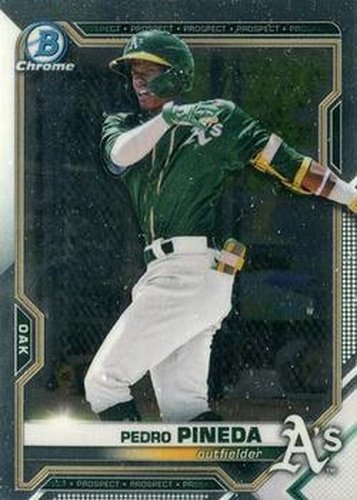 #BDC-65b - Pedro Pineda - Oakland Athletics - 2021 Bowman Draft - Chrome Baseball