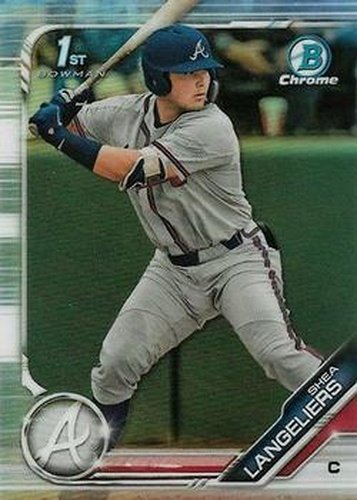 #BDC-67 Shea Langeliers - Atlanta Braves - 2019 Bowman Draft - Chrome Baseball