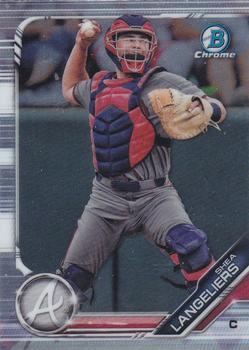 #BDC-67b Shea Langeliers - Atlanta Braves - 2019 Bowman Draft - Chrome Baseball