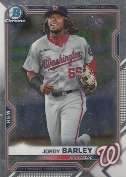 #BDC-6 - Jordy Barley - Washington Nationals - 2021 Bowman Draft - Chrome Baseball