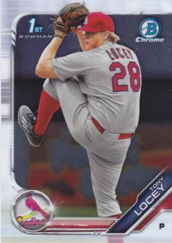#BDC-70 Tony Locey - St. Louis Cardinals - 2019 Bowman Draft - Chrome Baseball