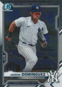 #BDC-77b - Jasson Dominguez - New York Yankees - 2021 Bowman Draft - Chrome Baseball
