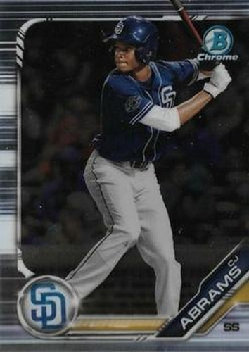 #BDC-85b CJ Abrams - San Diego Padres - 2019 Bowman Draft - Chrome Baseball