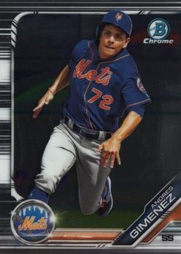 #BDC-8 Andres Gimenez - New York Mets - 2019 Bowman Draft - Chrome Baseball