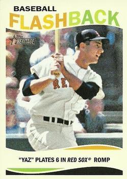 #BF-CY Carl Yastrzemski - Boston Red Sox - 2013 Topps Heritage - Baseball Flashbacks Baseball