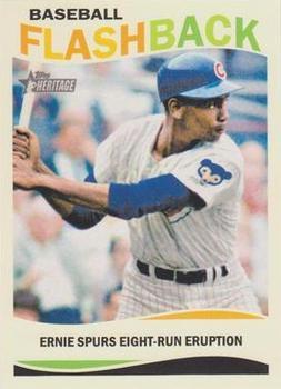 #BF-EB Ernie Banks - Chicago Cubs - 2013 Topps Heritage - Baseball Flashbacks Baseball