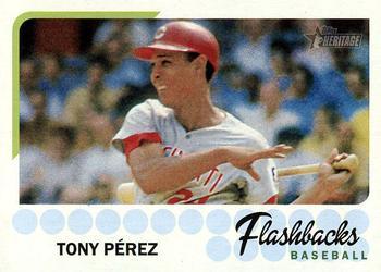 #BF-TP Tony Perez - Cincinnati Reds - 2016 Topps Heritage - Flashbacks Baseball
