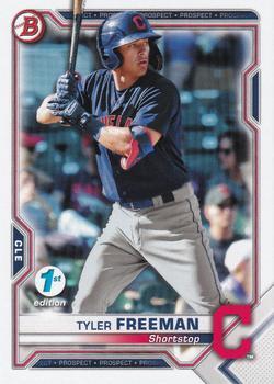 #BFE-119 Tyler Freeman - Cleveland Indians - 2021 Bowman 1st Edition Baseball