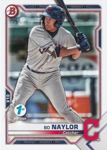 #BFE-124 Bo Naylor - Cleveland Indians - 2021 Bowman 1st Edition Baseball