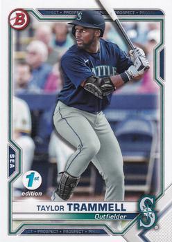 #BFE-132 Taylor Trammell - Seattle Mariners - 2021 Bowman 1st Edition Baseball