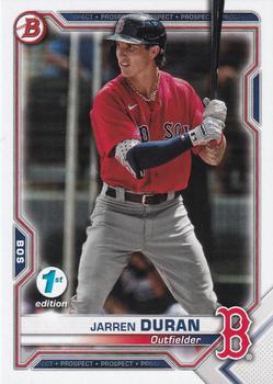 #BFE-135 Jarren Duran - Boston Red Sox - 2021 Bowman 1st Edition Baseball