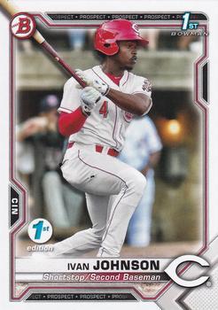 #BFE-149 Ivan Johnson - Cincinnati Reds - 2021 Bowman 1st Edition Baseball