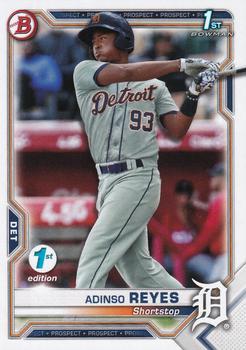 #BFE-21 Adinso Reyes - Detroit Tigers - 2021 Bowman 1st Edition Baseball