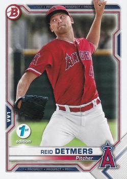 #BFE-26 Reid Detmers - Los Angeles Angels - 2021 Bowman 1st Edition Baseball
